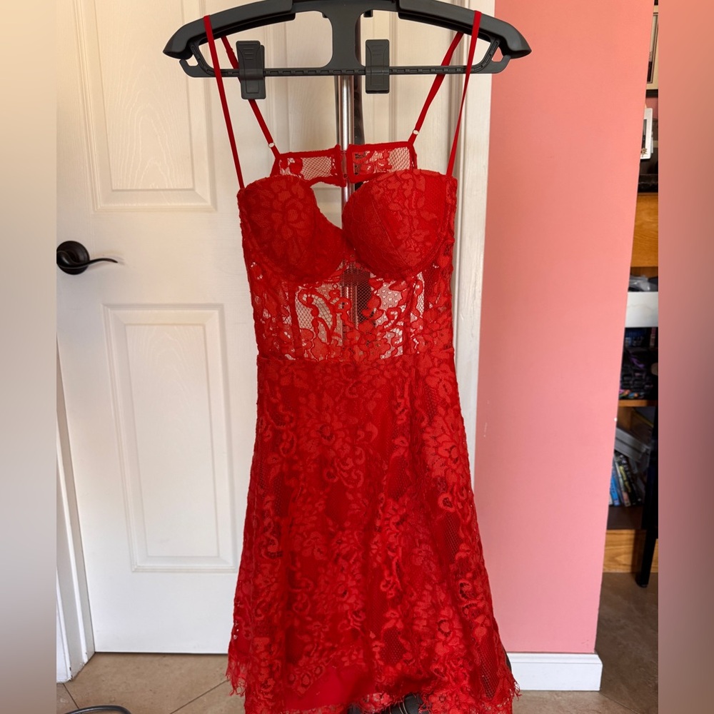 NBD Red Mini Dress